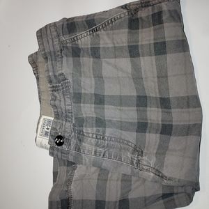 Converse  men's Cargo Work shorts,gray,black .